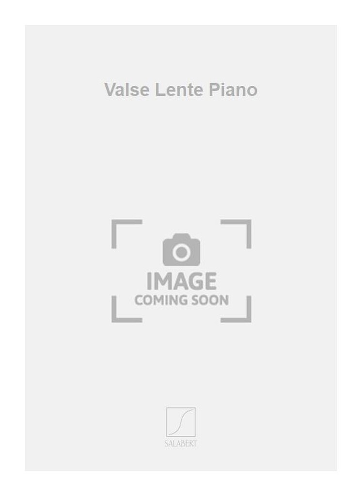 Valse Lente Piano